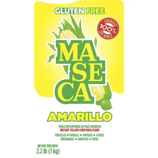 Harina de Maiz Amarillo Nixtamalizado Maseca 1 kg Harina de Maiz Amarillo Nixtamalizado Maseca 1 kg