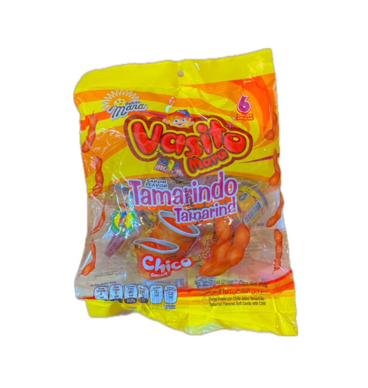 Mara TAMARINDE Süßigkeit (VASITO Tamarindo) 35 g (6 St)