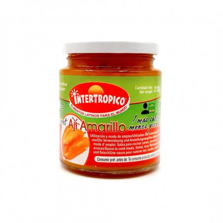 Gourmet aji Amarillo gourmet bote 212g peruanischer. nicht scharf INTERTROPICO