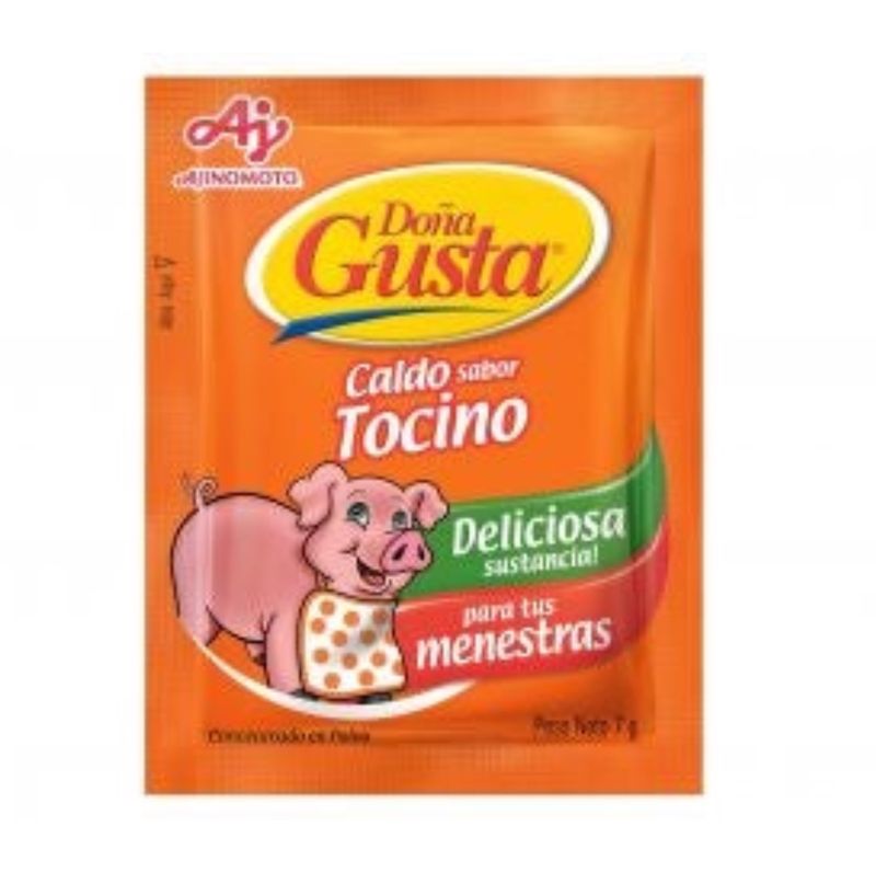 Sazonador DOÑA GUSTA Tocino 7g. Würze für Fleisch OFERTA VENC 02/05/25 Sazonador DOÑA GUSTA Tocino 7g. Würze für Fleisch OFERTA VENC 02/05/25