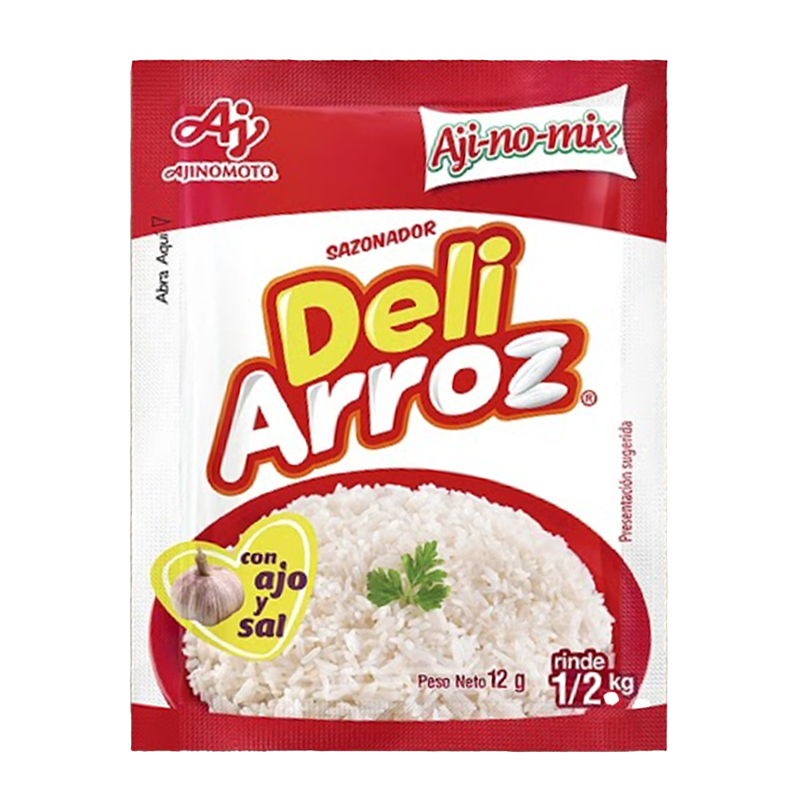 Deli Arroz Ajinomoto Gewürzmischung für Reis12 g. Display ANGEBOT VENC 17/04/25 Deli Arroz Ajinomoto Gewürzmischung für Reis12 g. Display ANGEBOT VENC 17/04/25