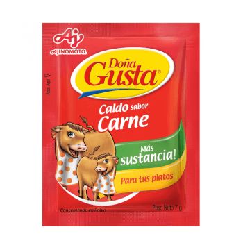 Sazonador DOÑA GUSTA Carne 7g. Würze für Fleisch OFERTA VENC 04/04/25 Sazonador DOÑA GUSTA Carne 7g. Würze für Fleisch OFERTA VENC 04/04/25