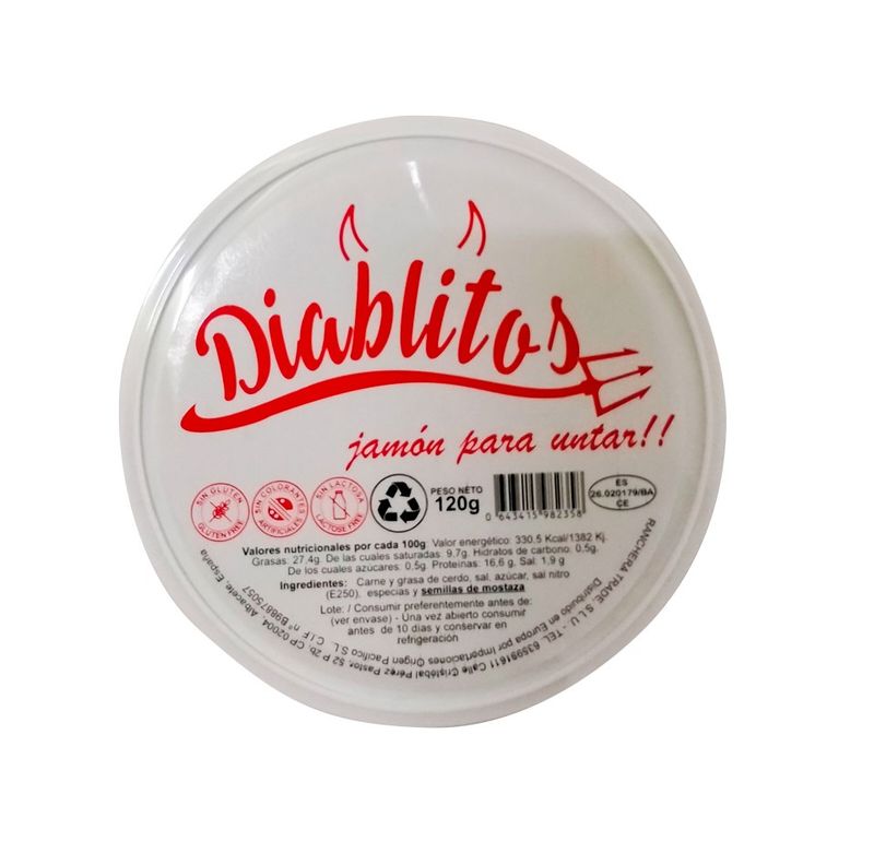 Pate de Jamon, Schinkenpastete Diablito Pate de Jamon, Schinkenpastete Diablito