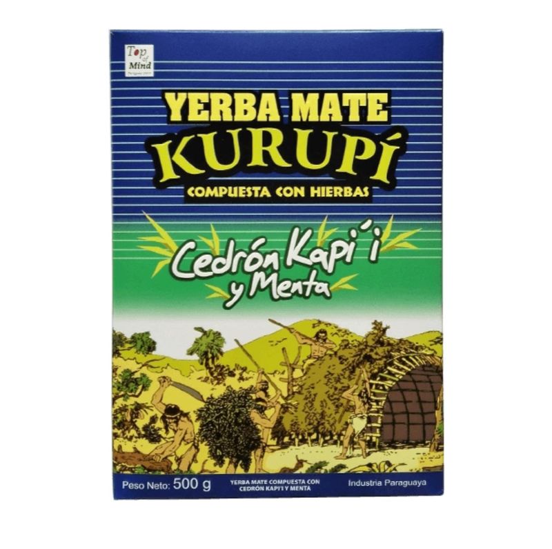 Kurupi Cedron Kapi'i y Menta yerba Mate te Kurupi Cedron Kapi'i y Menta yerba Mate te
