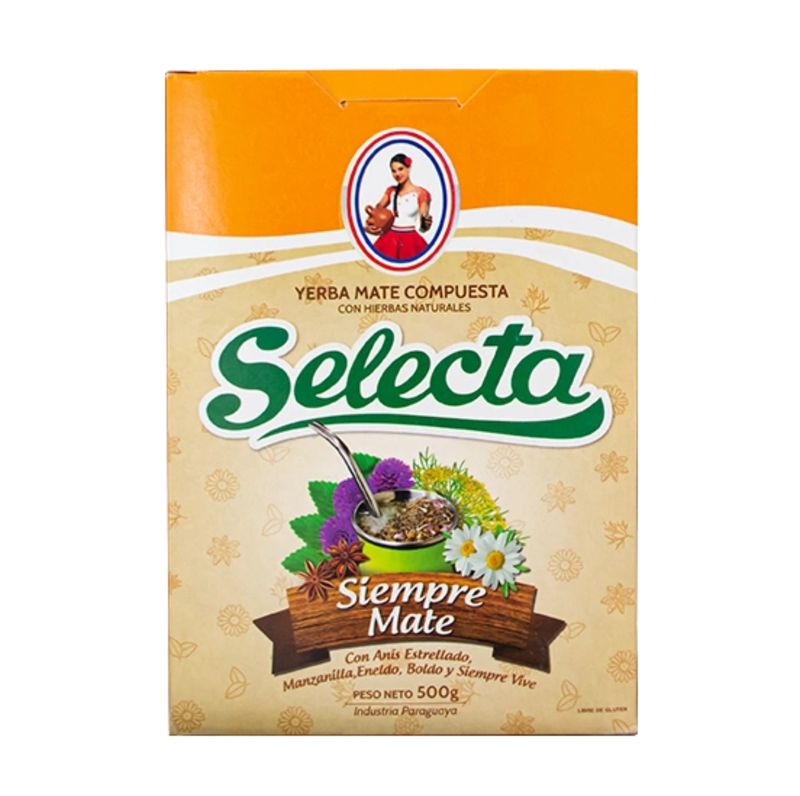 Mate Tee Selecta Siempre mate 500g Mate Tee Selecta Siempre mate 500g