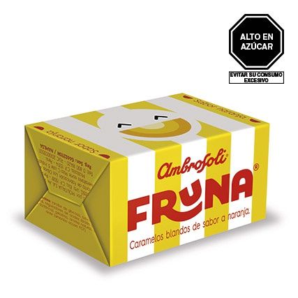 Fruna AMBROSOLI Naranja 16,5g Kaubonbon aus Peru pro Stück Fruna AMBROSOLI Naranja 16,5g Kaubonbon aus Peru pro Stück