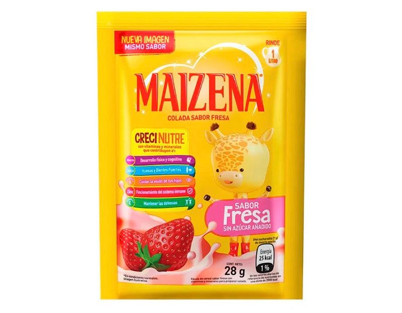 Maizena Colada fresa 28 g Maizena Colada fresa 28 g