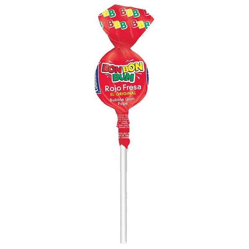 Bon Bon Bum de Fresa Unidad Lutscher Bon Bon Bum pro Stück Bon Bon Bum de Fresa Unidad Lutscher Bon Bon Bum pro Stück
