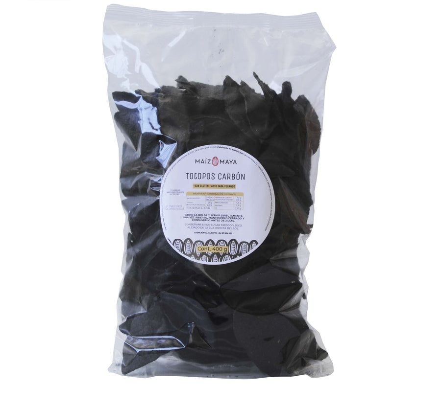 Totopos Carbon Original 400 g Tortilla Chips (Totopos) Maiz Maya Totopos Carbon Original 400 g Tortilla Chips (Totopos) Maiz Maya
