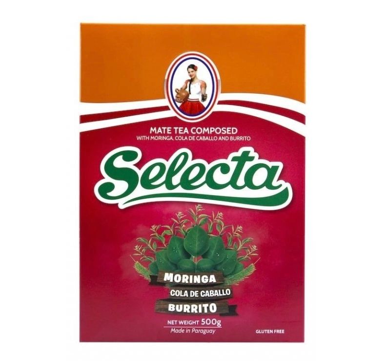 Mate Tea Selecta Compuesta Moringa, Cola de Caballo y Burrito 500g Mate Tea Selecta Compuesta Moringa, Cola de Caballo y Burrito 500g