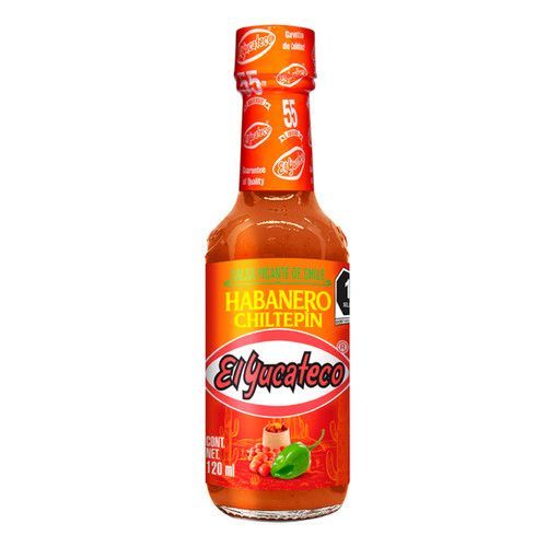Salsa Habanero y chiltepin - El Yucateco  120ml