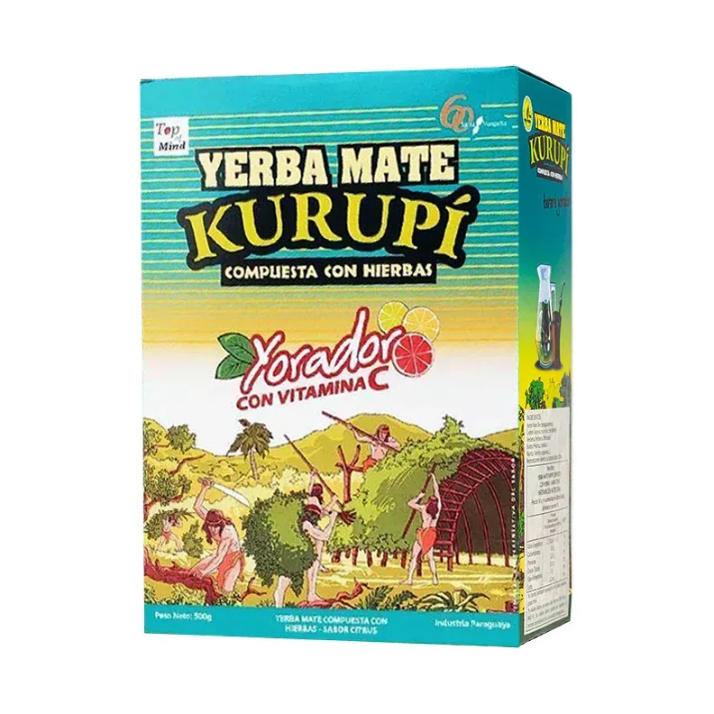 Kurupi Yorador-Yerba Mate Tee aus Paraguay 500g Kurupi Yorador-Yerba Mate Tee aus Paraguay 500g
