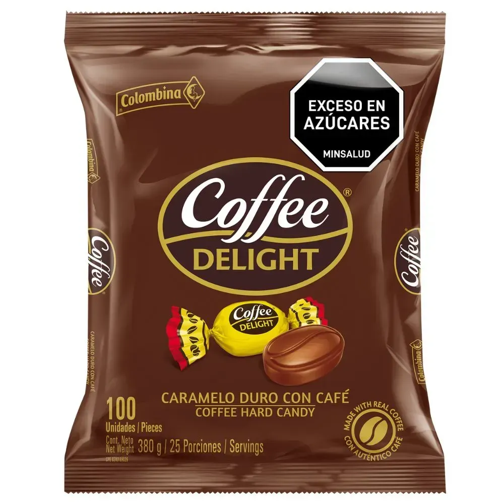 coffee delight duro 100 unidades 380gr
