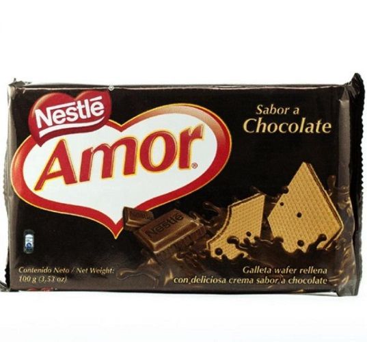 Galletas Wafer Amor sabor Chocolate 100g Nestle