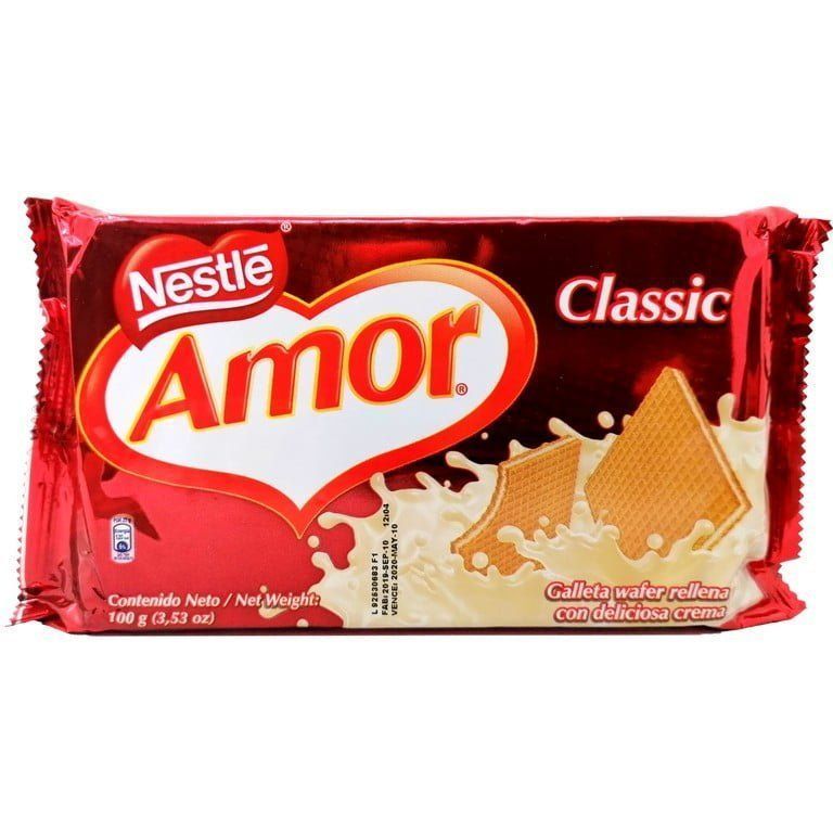 Galletas Wafer Amor Clasica 100g Nestle