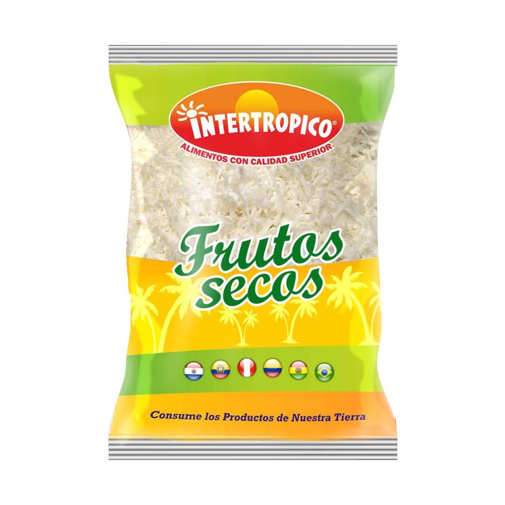 COCO RALLADO INTERTROPICO BOLSA 125g – Intertrópico