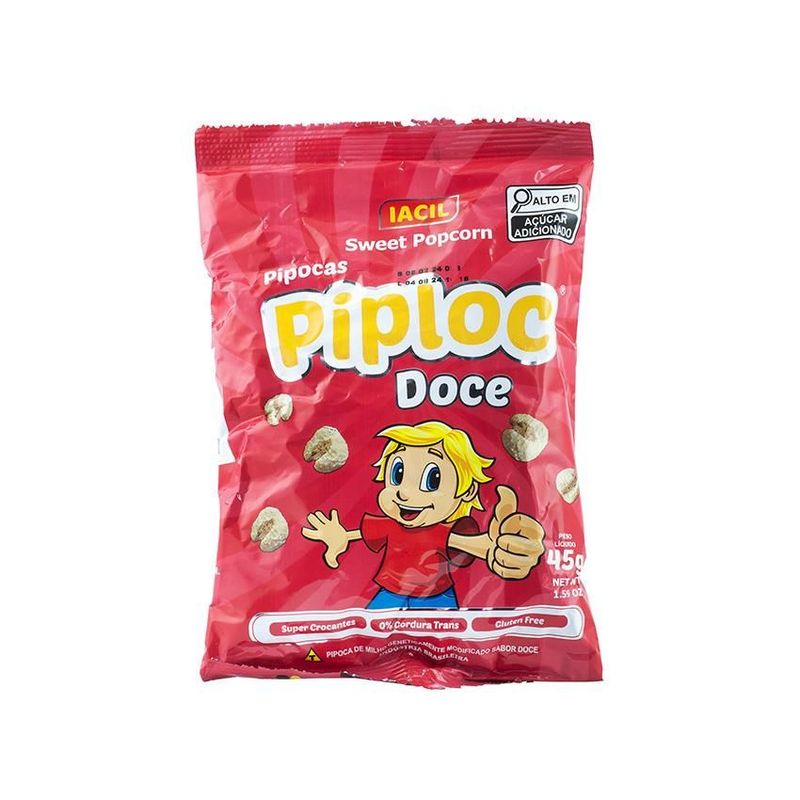 PIPLOC Süsses Popcorn Pipoca Doce 45g