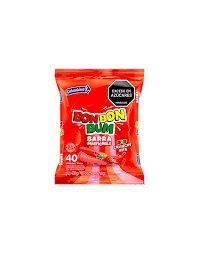 Barra Crunchy bon bon bum Fresa 40 Stück 400g Barra Crunchy bon bon bum Fresa 40 Stück 400g