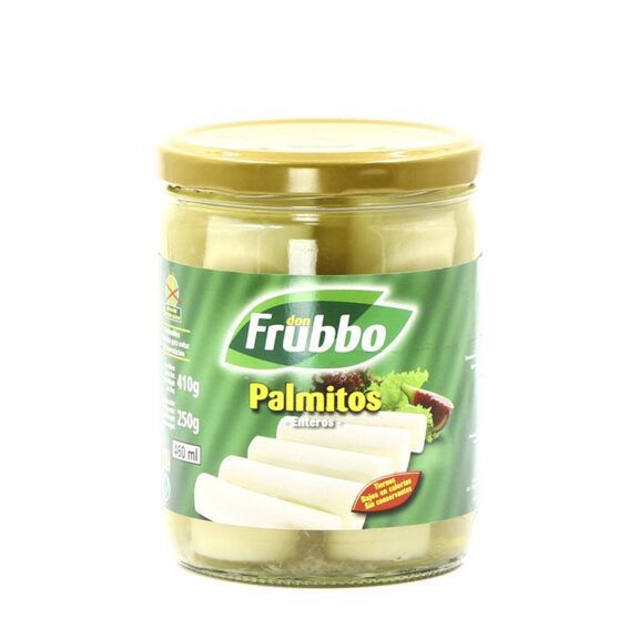 Palmitos enteros 450ml don frubbo Palmitos enteros 450ml don frubbo