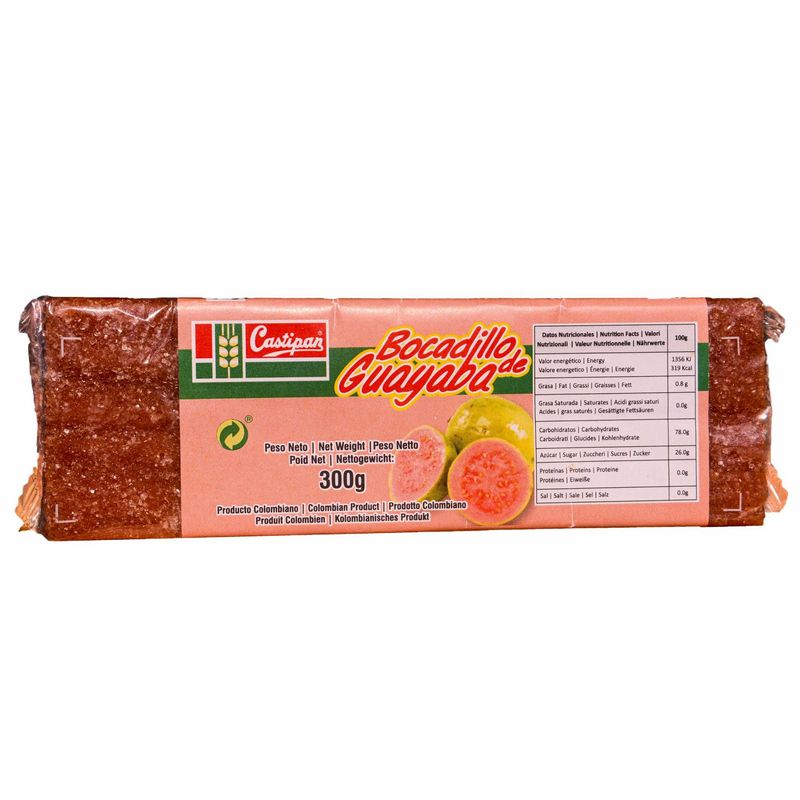 Bocadillo lonja 300g Castipan Guavenpasten aus Kolumbien 300g Bocadillo lonja 300g Castipan Guavenpasten aus Kolumbien 300g