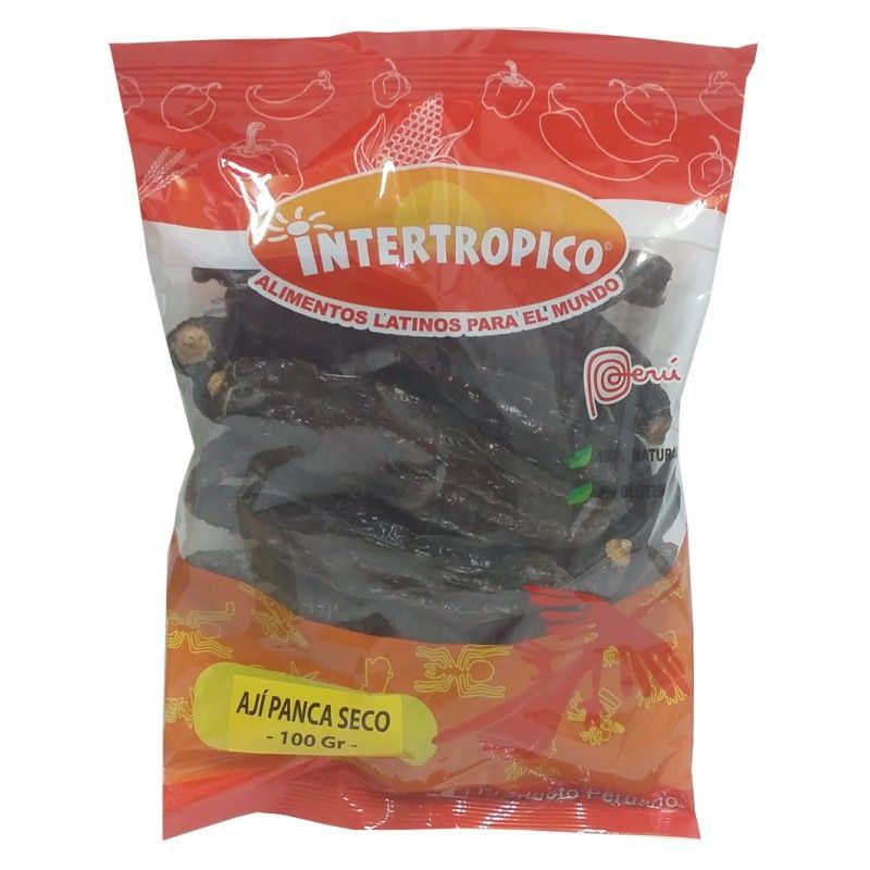 Aji Panca bolsa 100 gr intertropico getrockneter roter Chili aus Peru 100g. Aji Panca bolsa 100 gr intertropico getrockneter roter Chili aus Peru 100g.