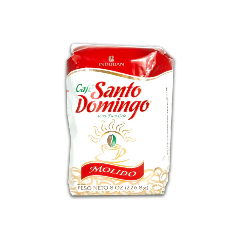 Cafe Santo Domingo Molido 226,8gr. Filterkaffee aus der Dom. Republik . Cafe Santo Domingo Molido 226,8gr. Filterkaffee aus der Dom. Republik .