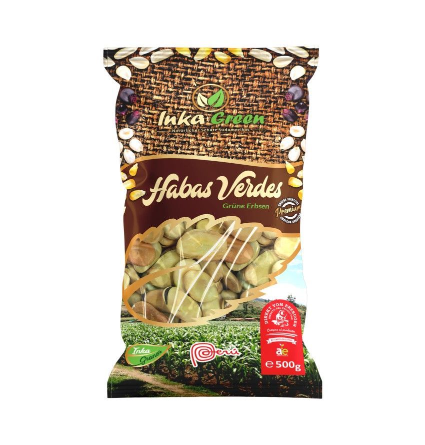 Grüne Ackerbohnen  500 gr Inka Green