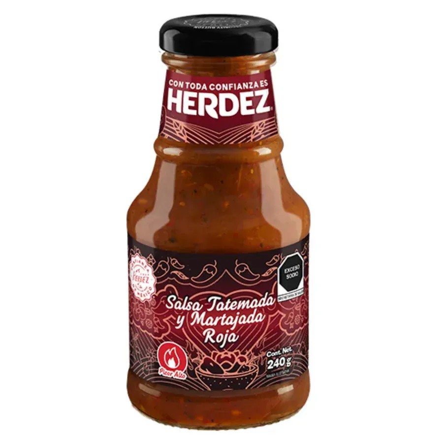 Herdez Salsa Totemada y Martajada Roja Herdez Salsa Totemada y Martajada Roja
