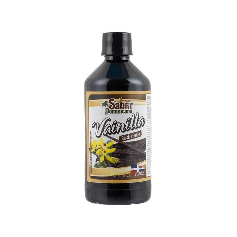 SABOR DOMINICANO Vanille-Aroma - Vainilla Negra, 473ml SABOR DOMINICANO Vanille-Aroma - Vainilla Negra, 473ml