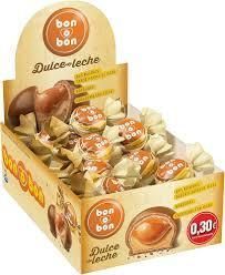 Bombones Bon o Bon dulce de leche 480g. CAJA  Pralinen mit Erdnuss-Creme Füllung