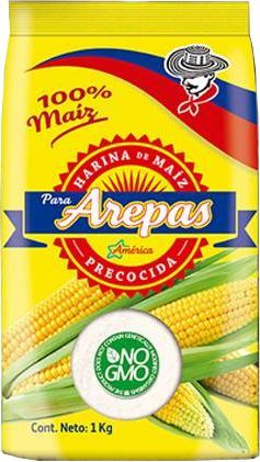 Harina de maiz Blanca America 1kg