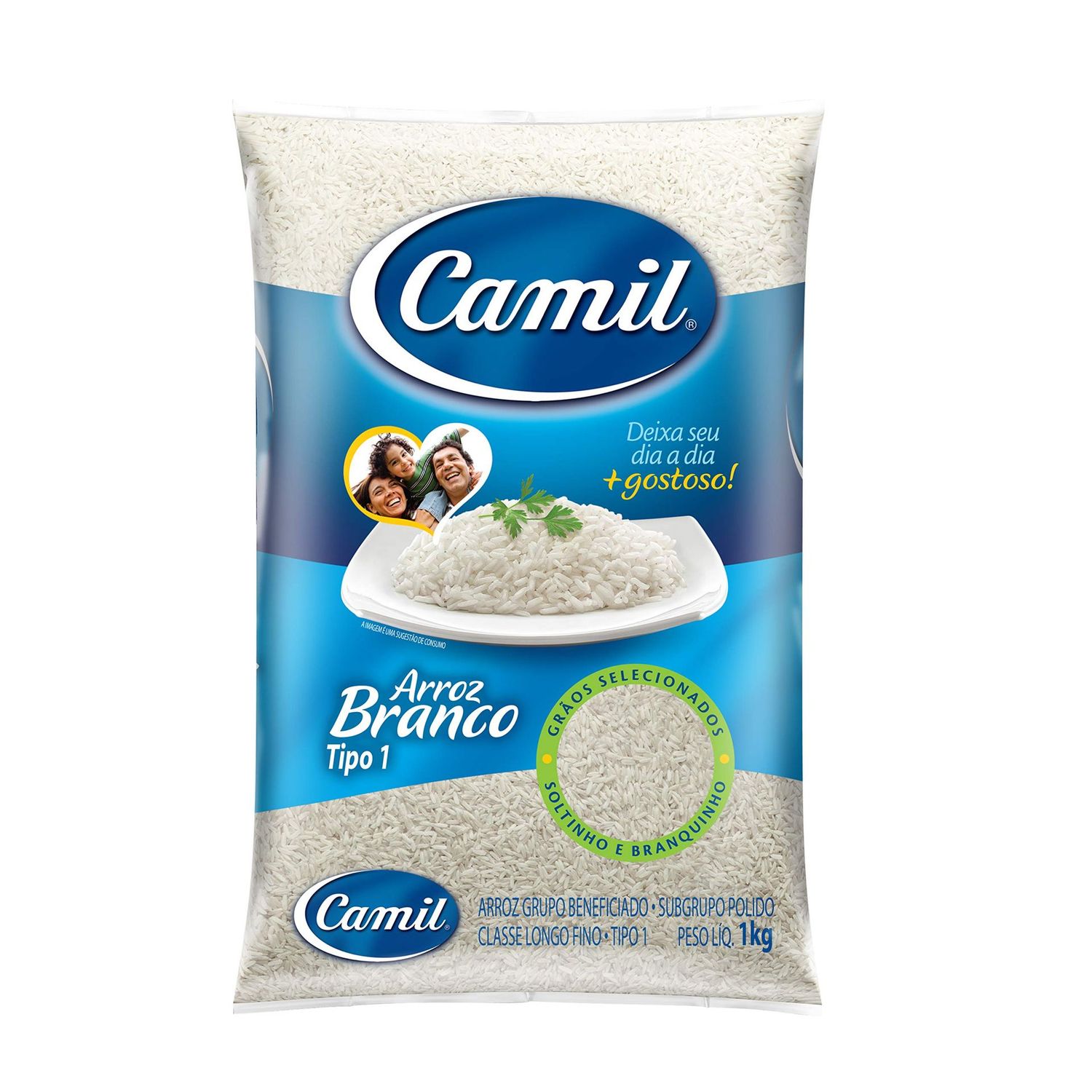 Arroz Branco 1kg Camil