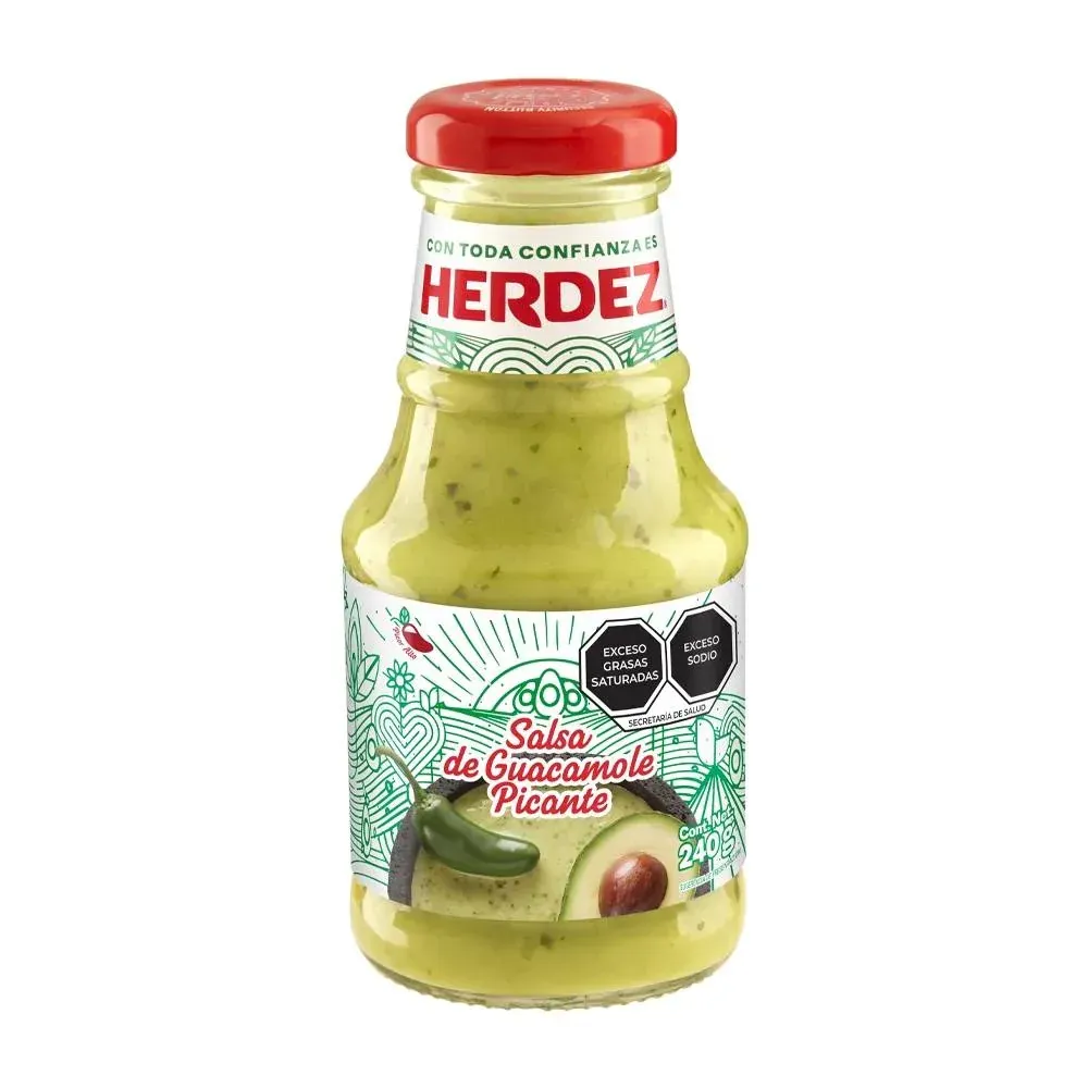 Salsa Guacamole Picante Herdez 240g