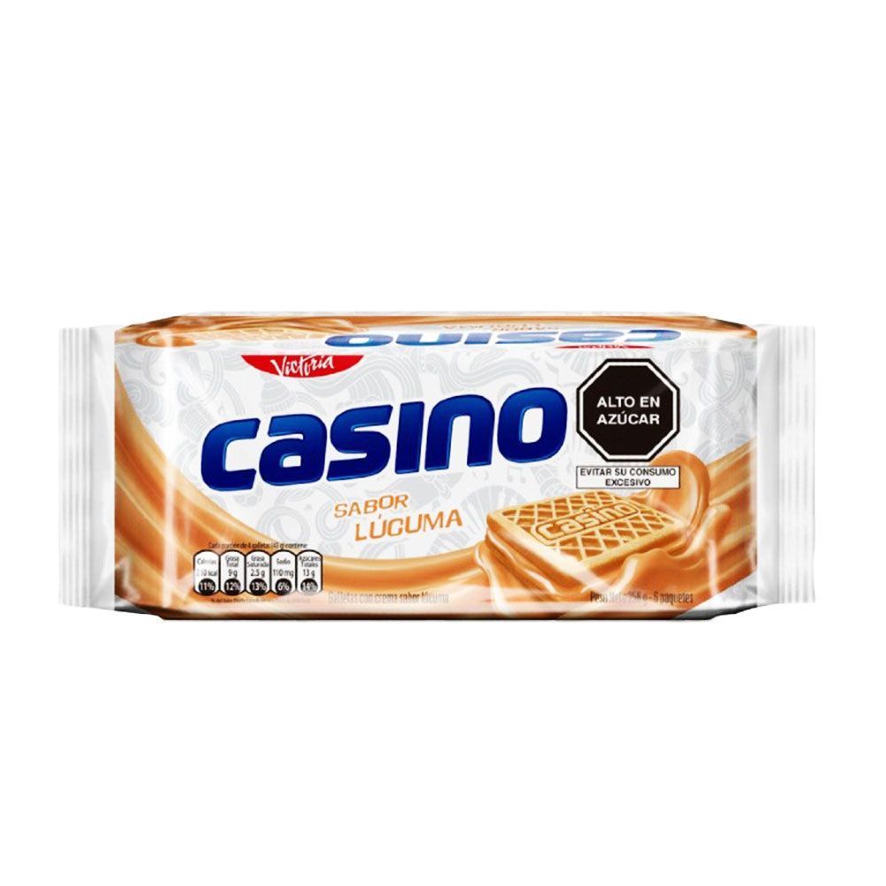 Paquete de 6 Unid. Galletas Casino Lucuma 43 6 Pack Keks aus Peru Paquete de 6 Unid. Galletas Casino Lucuma 43 6 Pack Keks aus Peru