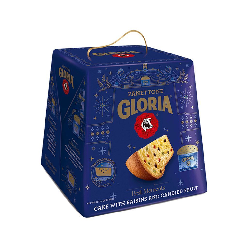 Panetó Gloria 900 g. CAJA. Paneton Kuchen aus Peru Panetó Gloria 900 g. CAJA. Paneton Kuchen aus Peru