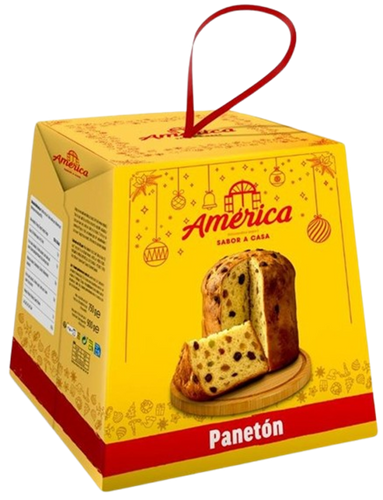 Panetó America  900 g. CAJA. Paneton Kuchen aus Peru