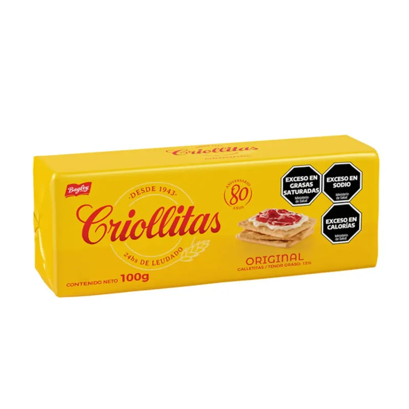 Galleta Criollitas Original 100 Gr Kekse aus Argentina