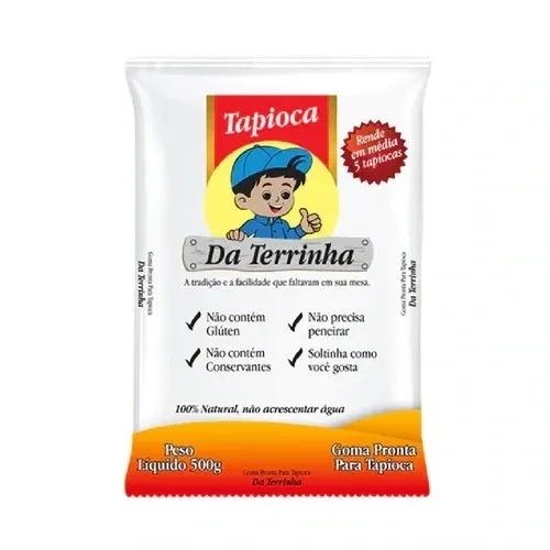 Tapioca Hidratada da Terrinha 500g Tapioca Hidratada da Terrinha 500g