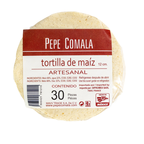 Tortillas pepe comala 12cm Tortillas pepe comala 12cm