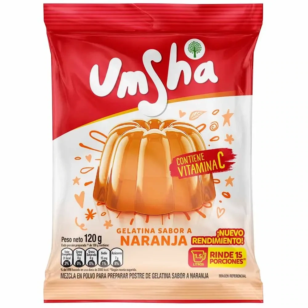 Gelatina UMSHA Naranja | Wackelpudding Orange