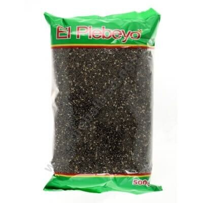 Chia 500g. Chiasamen 500g. El plebeyo Chia 500g. Chiasamen 500g. El plebeyo