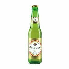 Cerveza Presidente 330 ml. Bier aus der Dom.Rep.  330 ml.