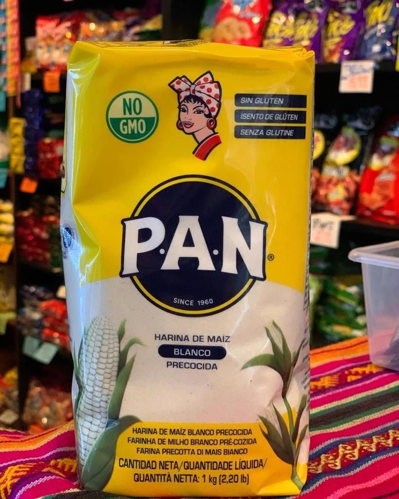Harina Pan blanca 1000g Vorgekochtes weißes Maismehl