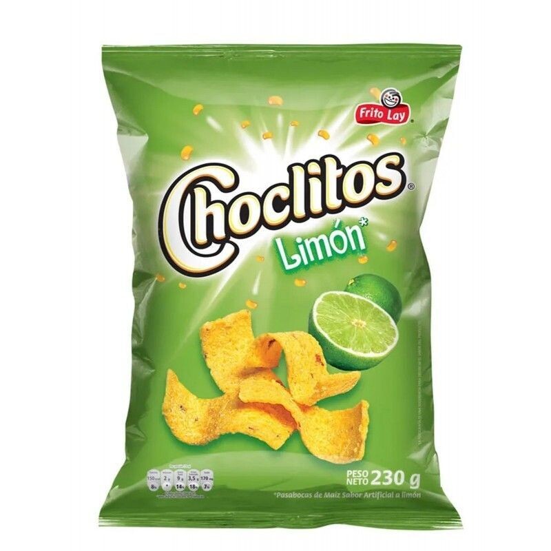 Choclitos Limon 210g Grande Maischips aus Kolumbien mit Limettengeschmack 210g