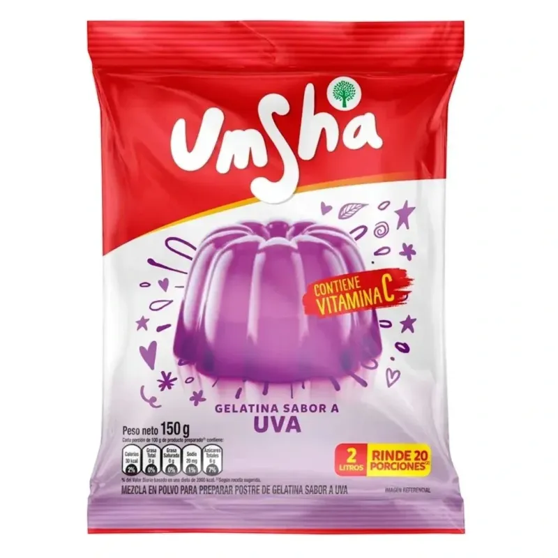 Gelatina la UMSHA sabor uva | Gelatine Trauben Geschmack