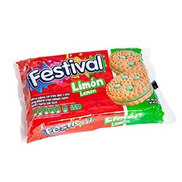 Galleta Festival Limon 360g Keks aus Kolumbien 12  Pake. a 4 St.