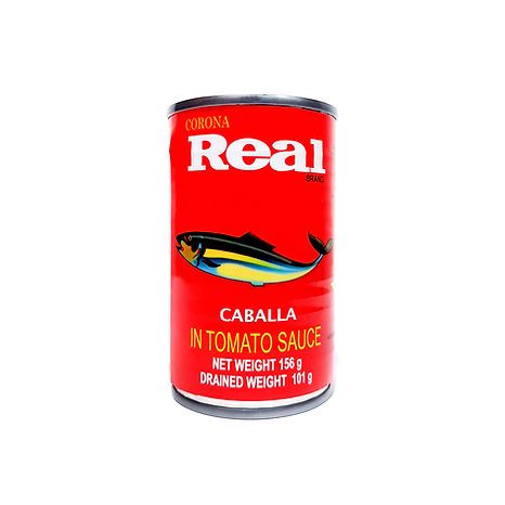 Sardina Caballa en salsa de tomate 156g Fischfilete in Tomatensoße 156g Real Sardina Caballa en salsa de tomate 156g Fischfilete in Tomatensoße 156g Real