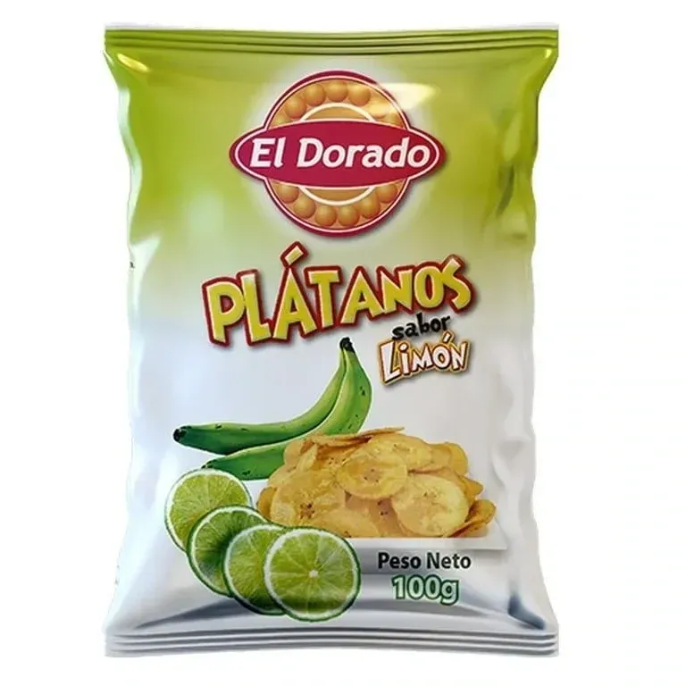 Platanos limon El Dorado 100g . Bananen und Zitrone Platanos limon El Dorado 100g . Bananen und Zitrone