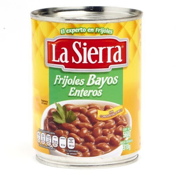 Frijoles Bayos Enteros La Sierra, 560g Dose