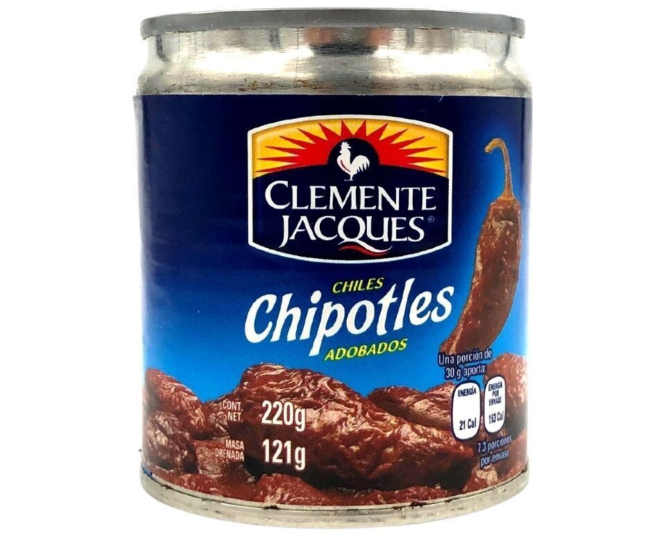 Chiles Chipotles adobados lata 220g Clemente Jacques